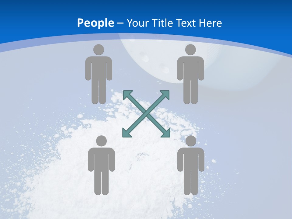 Spilled Baby Powder PowerPoint Template