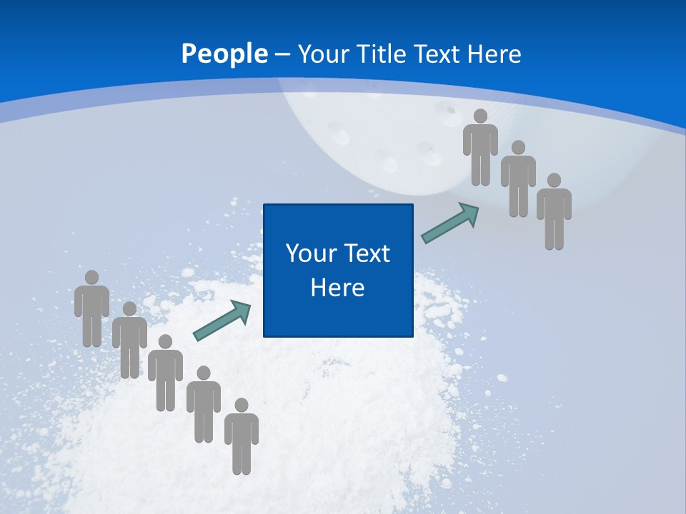 Spilled Baby Powder PowerPoint Template