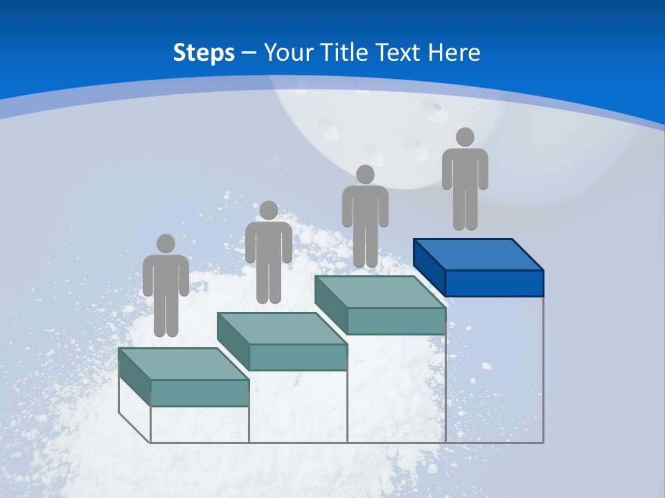 Spilled Baby Powder PowerPoint Template