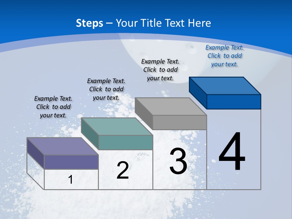 Spilled Baby Powder PowerPoint Template