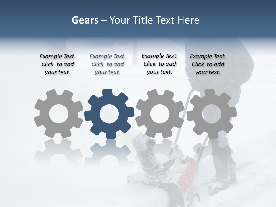 Snow Blower PowerPoint Template