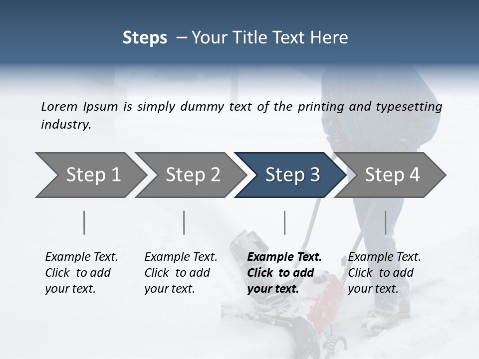 Snow Blower PowerPoint Template