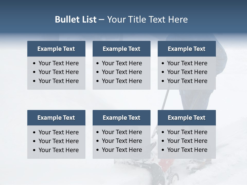 Snow Blower PowerPoint Template