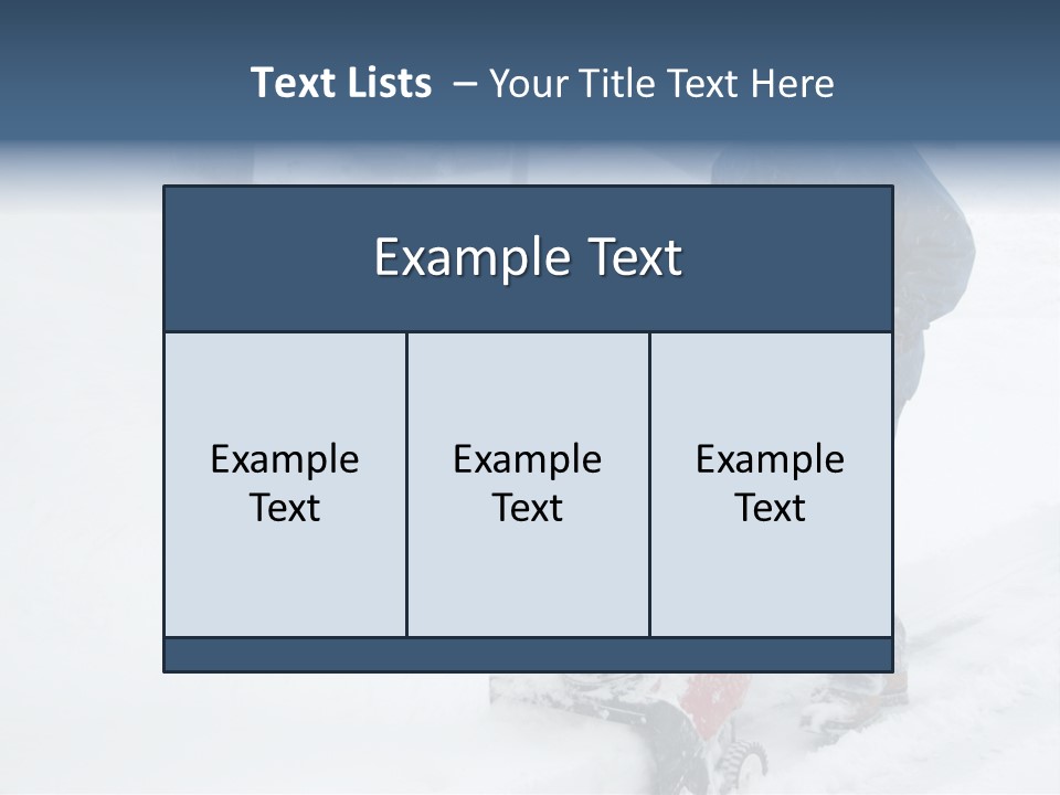 Snow Blower PowerPoint Template