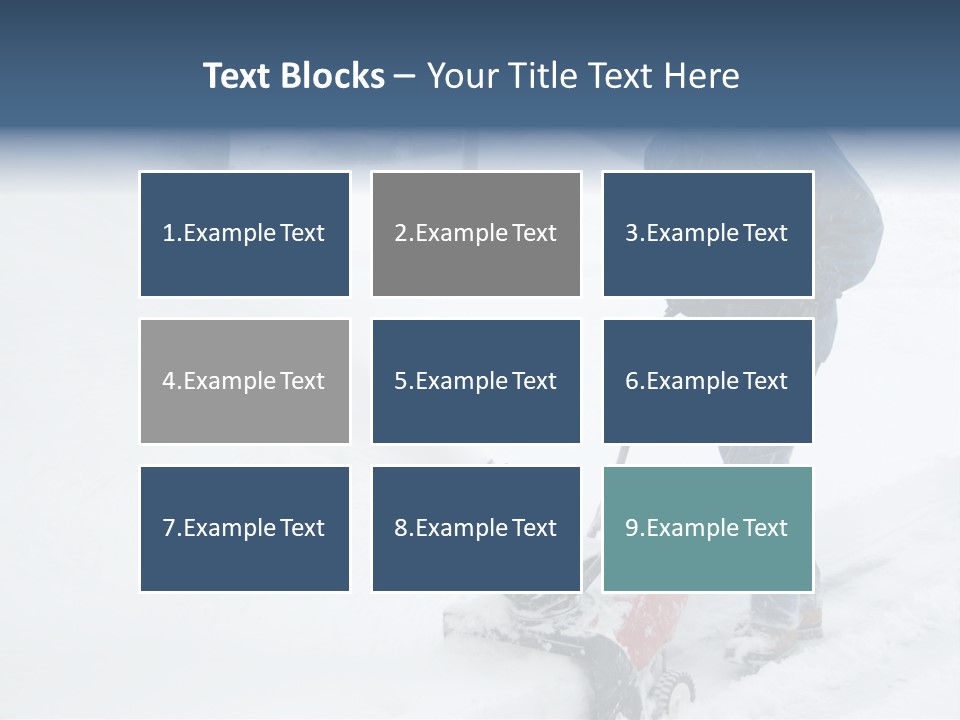Snow Blower PowerPoint Template
