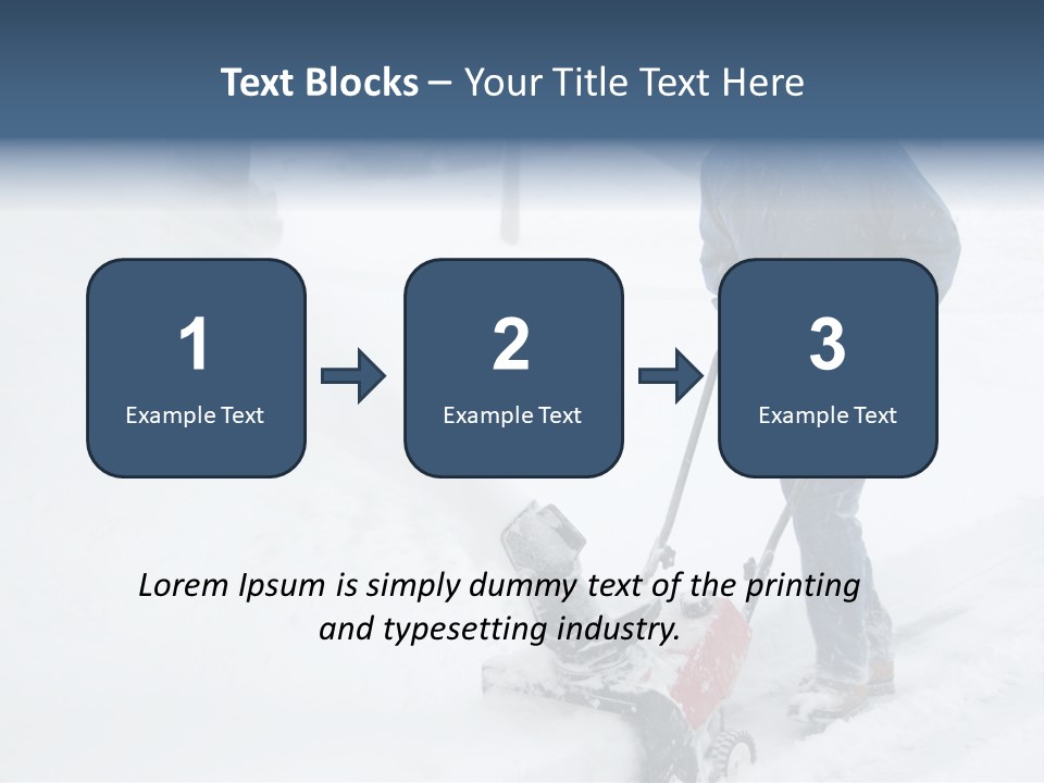 Snow Blower PowerPoint Template