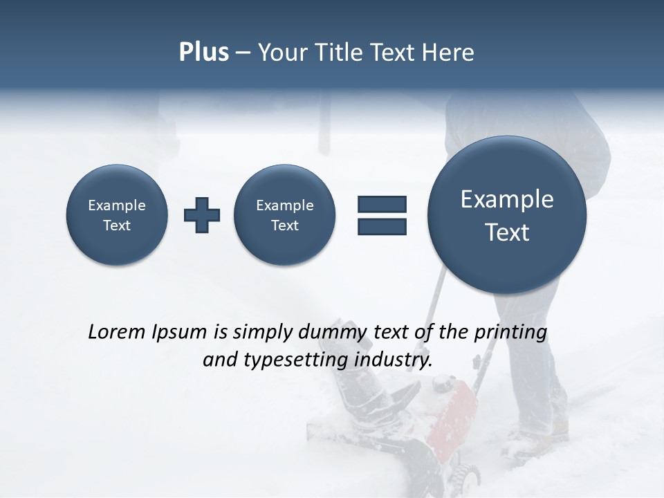 Snow Blower PowerPoint Template