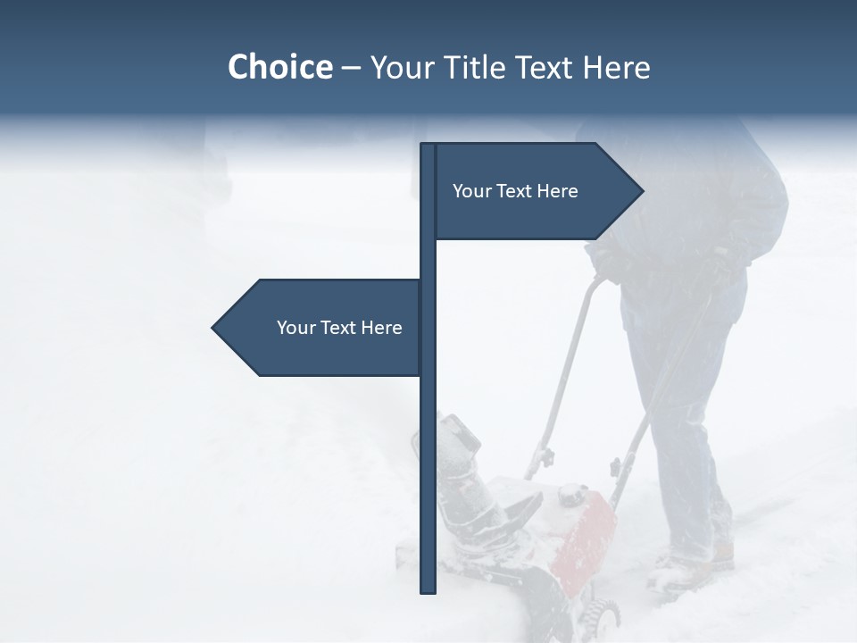 Snow Blower PowerPoint Template
