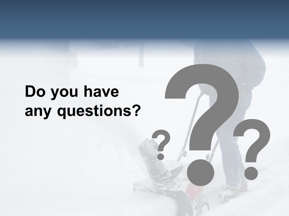 Snow Blower PowerPoint Template