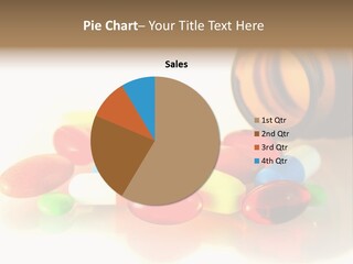 Pills Spilling Out Of Pill Bottle PowerPoint Template