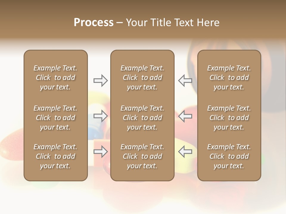 Pills Spilling Out Of Pill Bottle PowerPoint Template