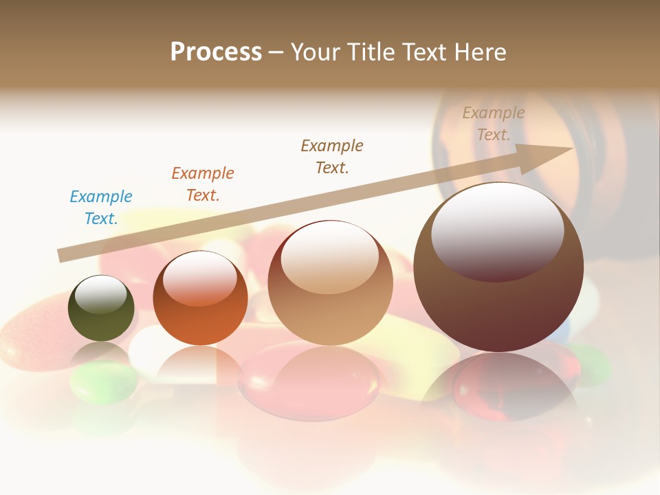 Pills Spilling Out Of Pill Bottle PowerPoint Template