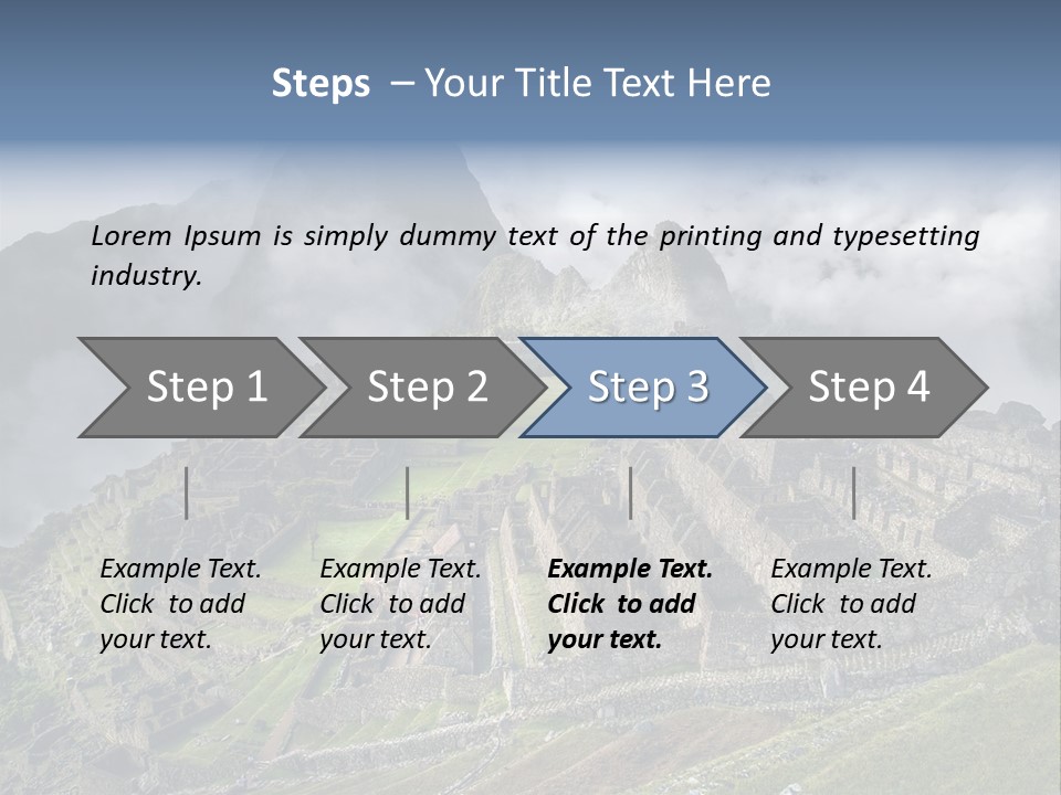 Machu Picchu (Peru) PowerPoint Template