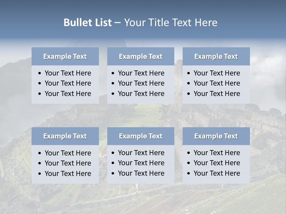 Machu Picchu (Peru) PowerPoint Template