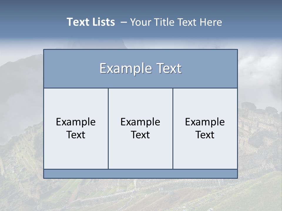 Machu Picchu (Peru) PowerPoint Template