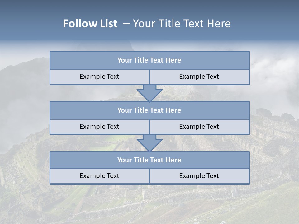 Machu Picchu (Peru) PowerPoint Template