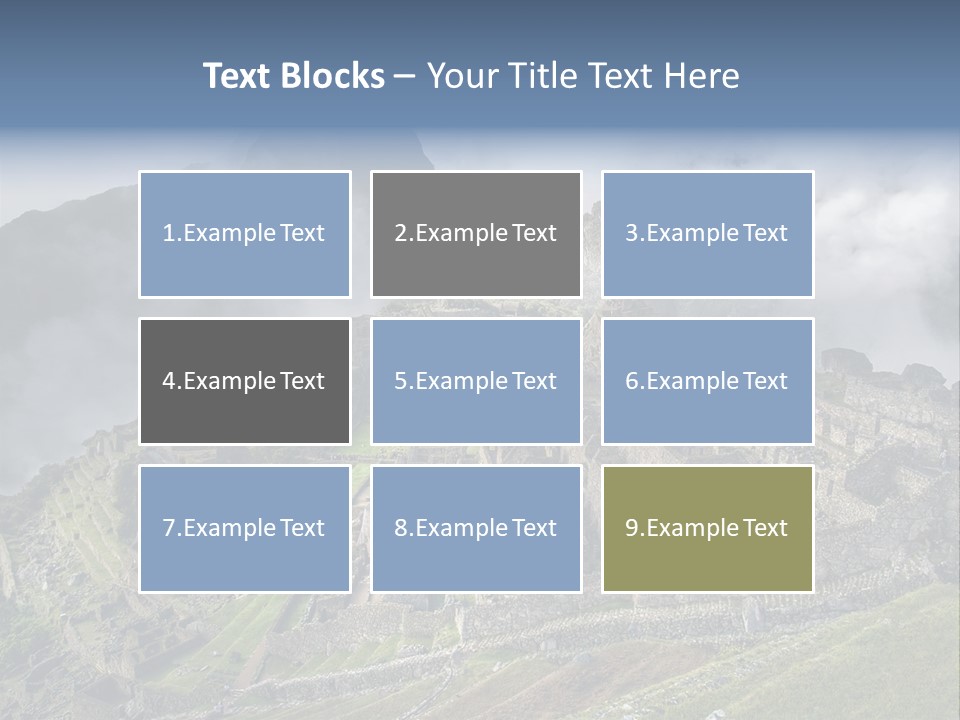 Machu Picchu (Peru) PowerPoint Template