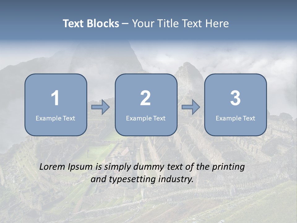 Machu Picchu (Peru) PowerPoint Template