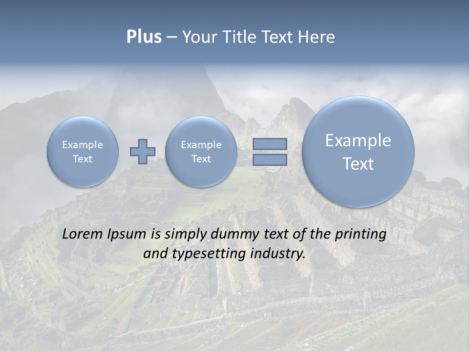 Machu Picchu (Peru) PowerPoint Template