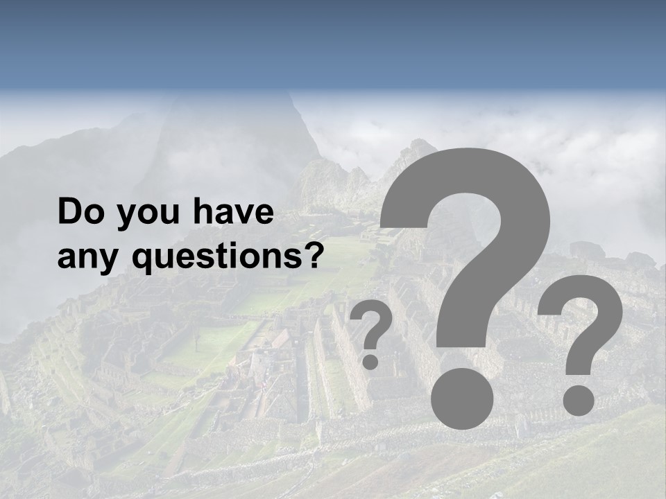 Machu Picchu (Peru) PowerPoint Template