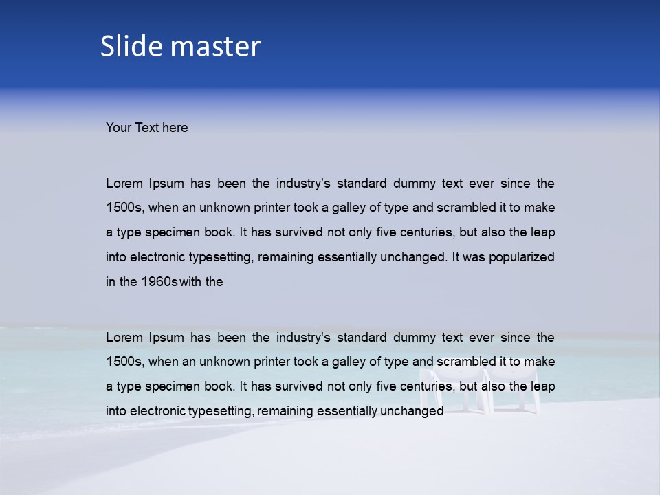 Tropical Ocean PowerPoint Template