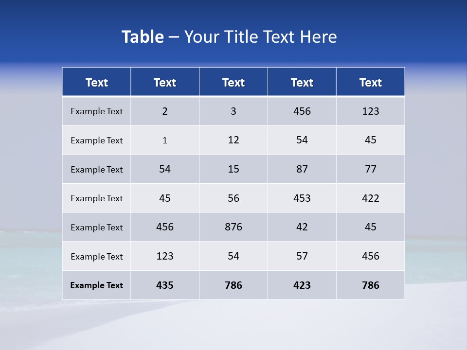 Tropical Ocean PowerPoint Template