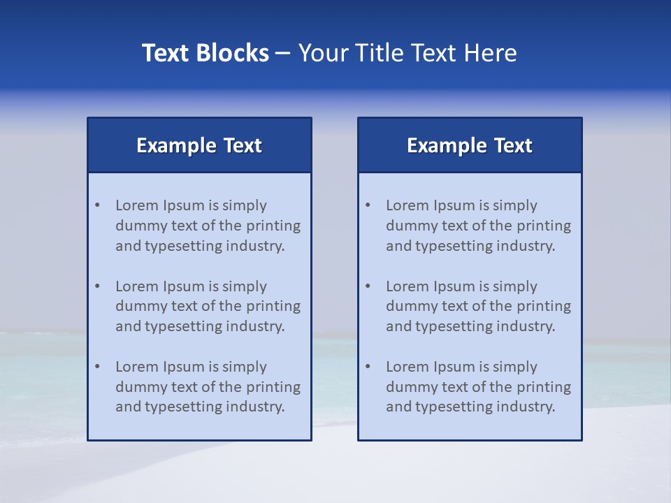 Tropical Ocean PowerPoint Template