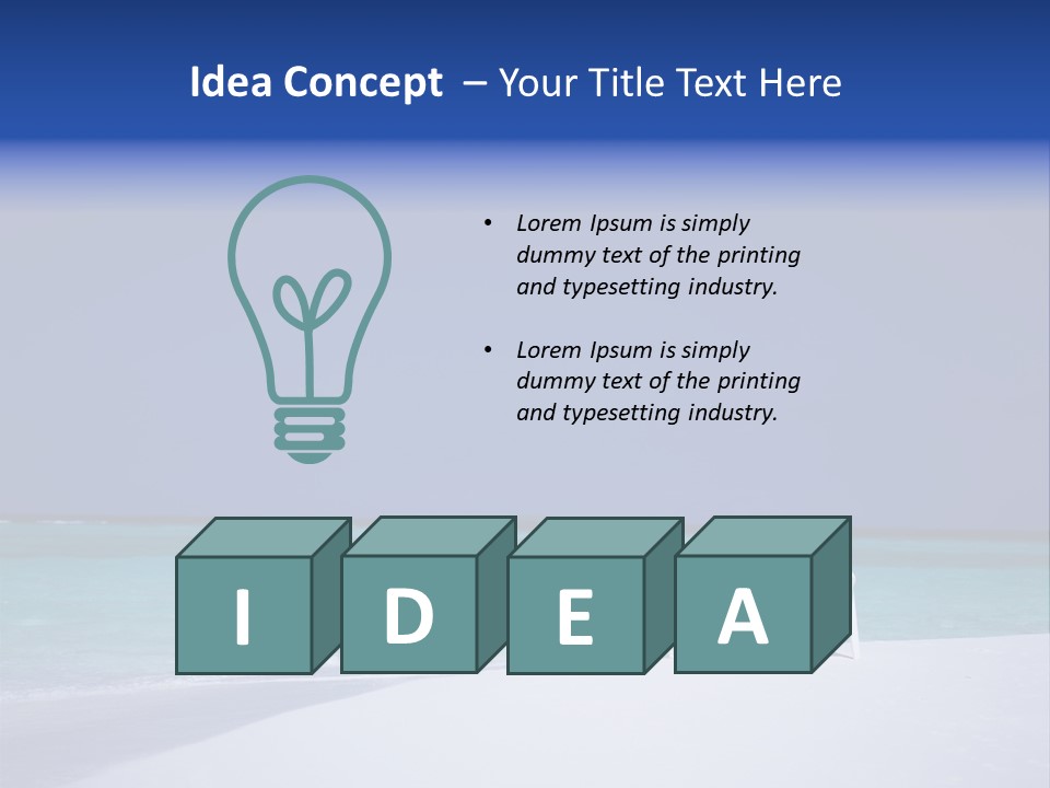 Tropical Ocean PowerPoint Template