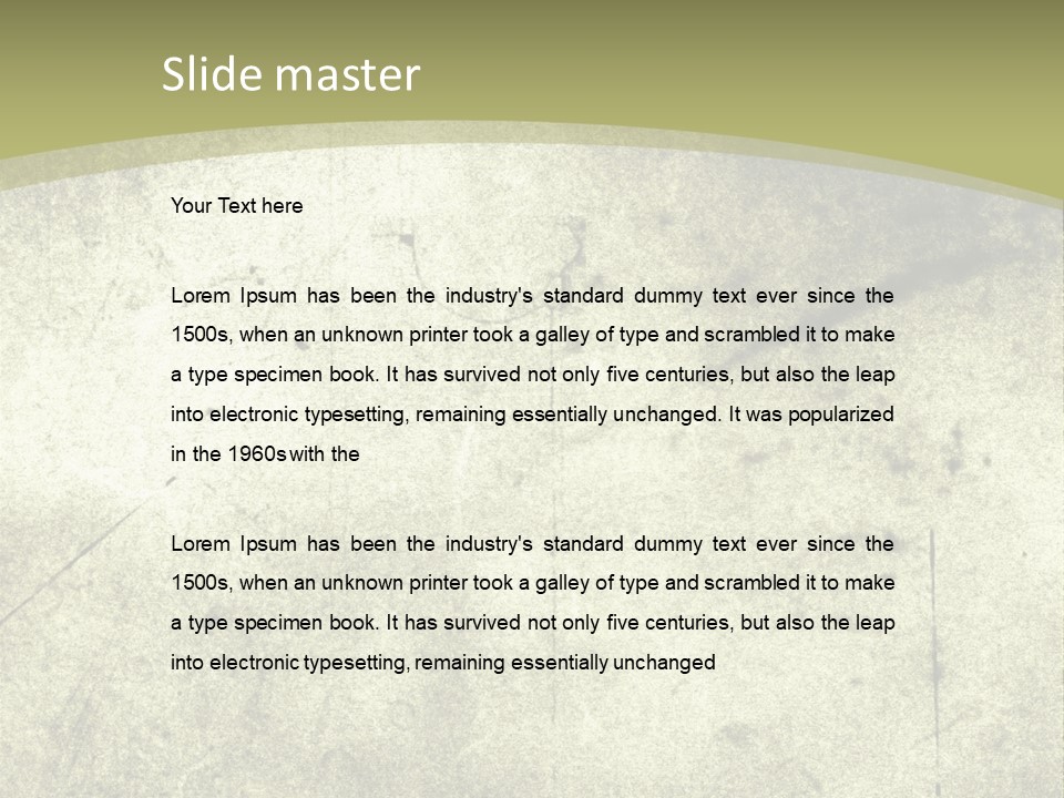 Vintage Background - Paper PowerPoint Template