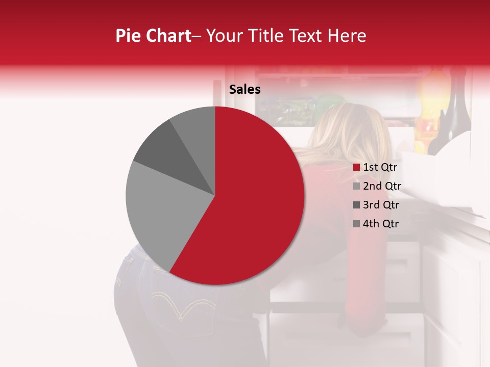 Home Life: Girl Looking For Something To Eat PowerPoint Template
