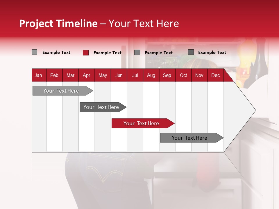 Home Life: Girl Looking For Something To Eat PowerPoint Template