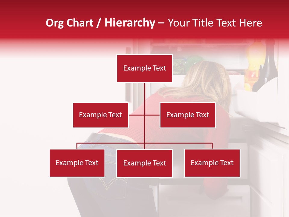 Home Life: Girl Looking For Something To Eat PowerPoint Template