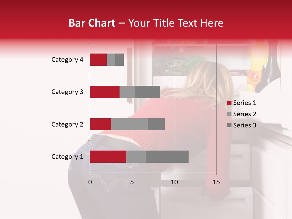 Home Life: Girl Looking For Something To Eat PowerPoint Template