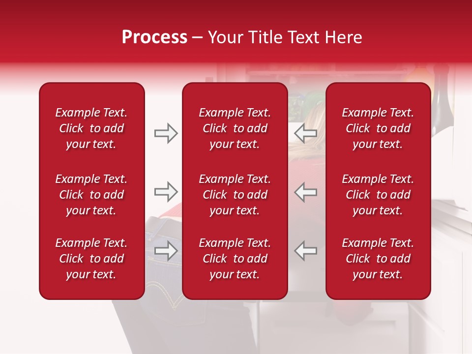 Home Life: Girl Looking For Something To Eat PowerPoint Template