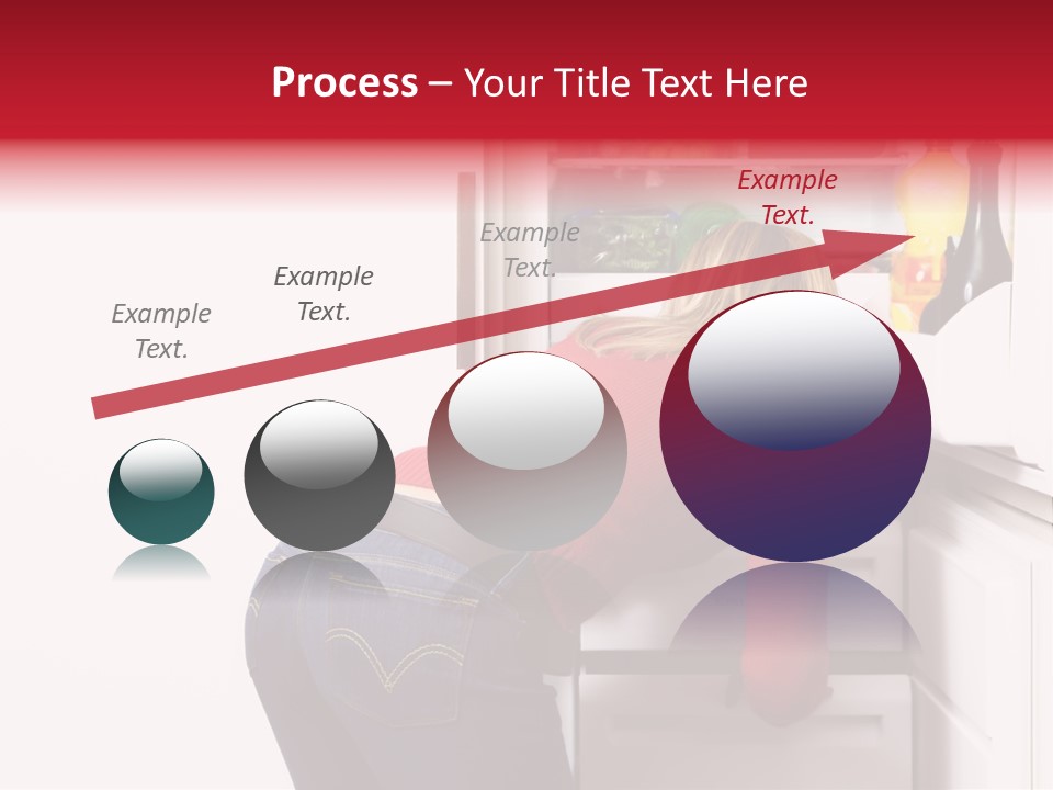 Home Life: Girl Looking For Something To Eat PowerPoint Template