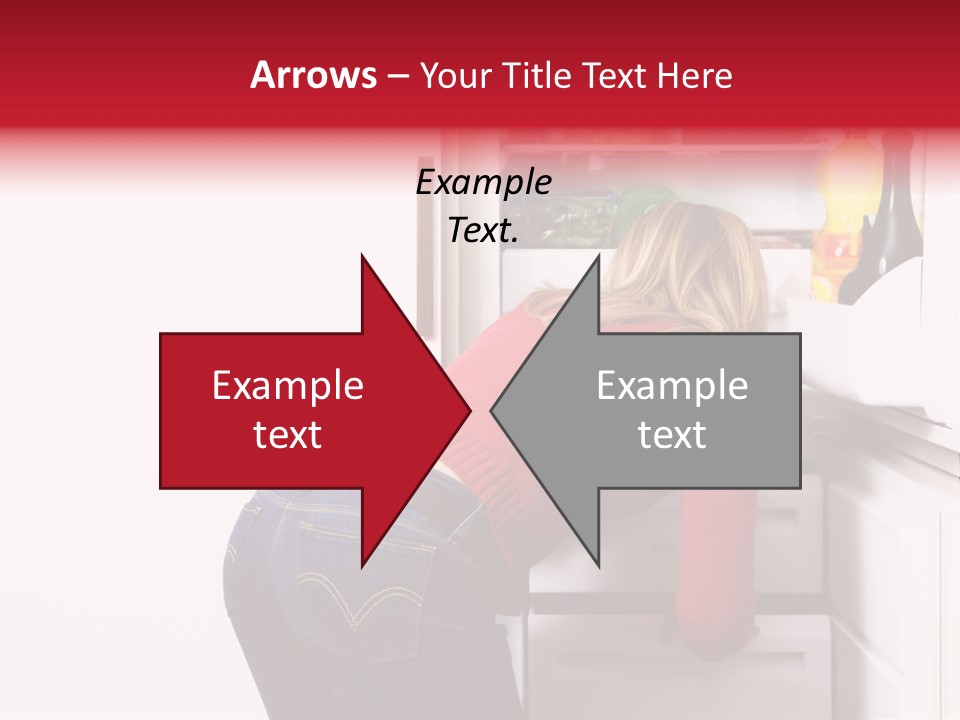 Home Life: Girl Looking For Something To Eat PowerPoint Template