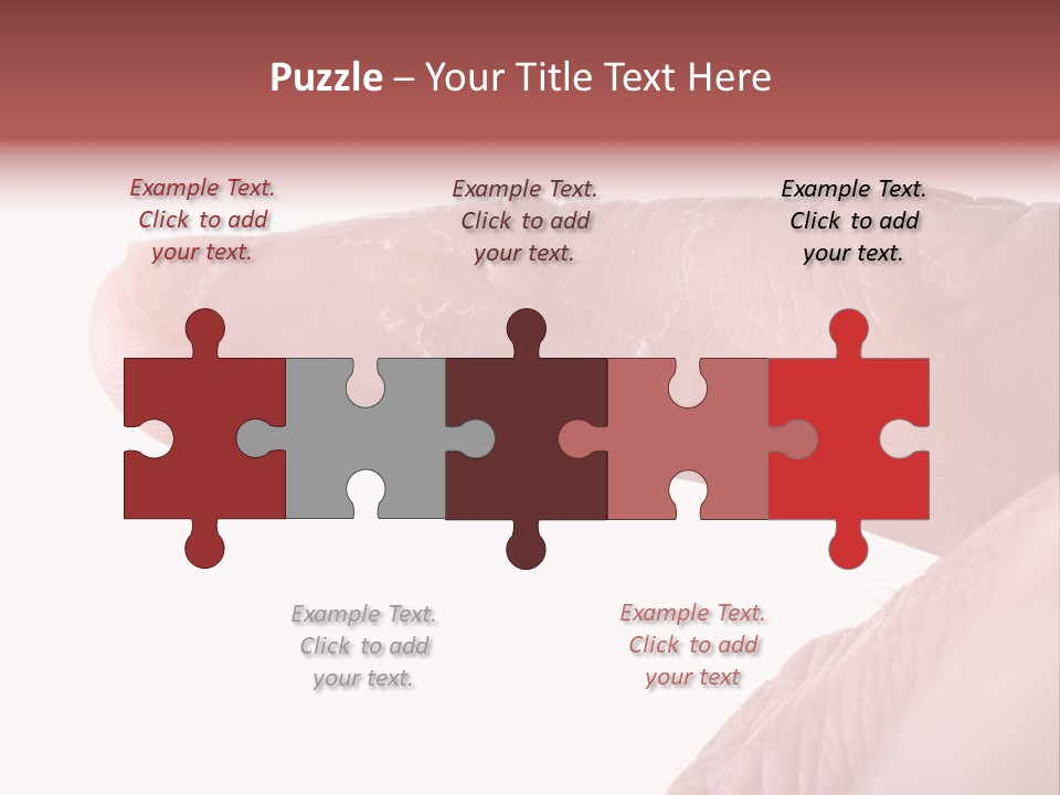 Closeup Of Eczema On Male Finger With Skin Peeling PowerPoint Template