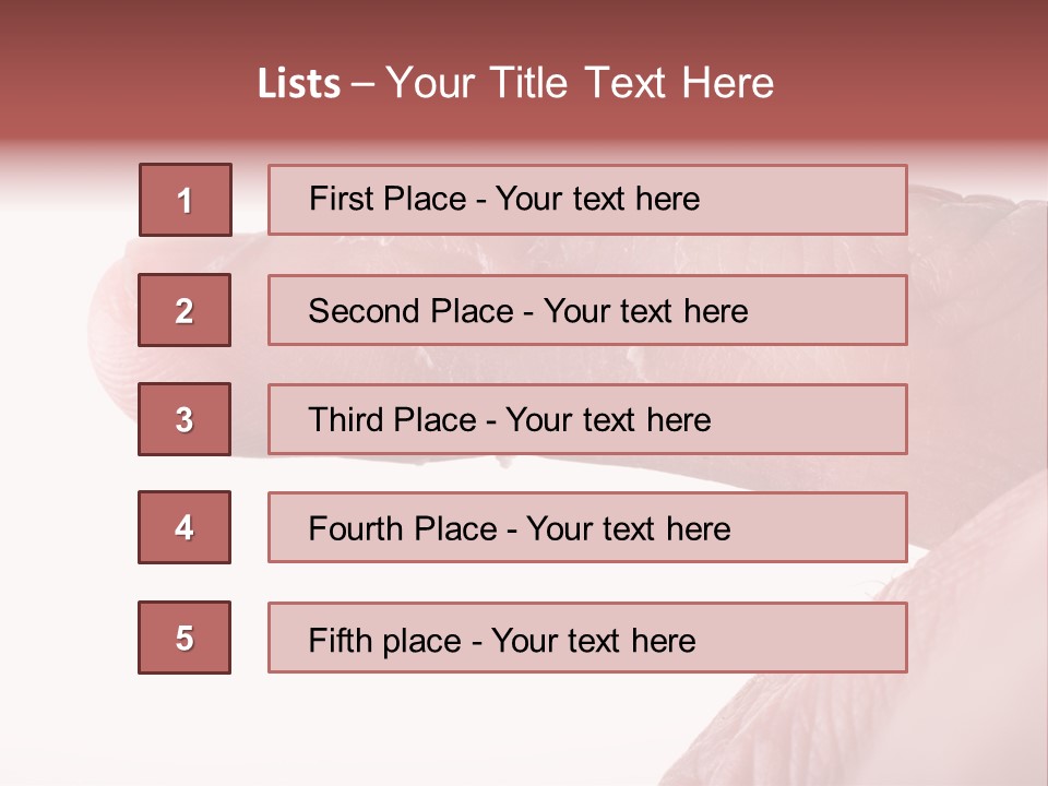 Closeup Of Eczema On Male Finger With Skin Peeling PowerPoint Template