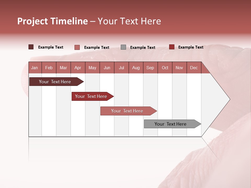Closeup Of Eczema On Male Finger With Skin Peeling PowerPoint Template