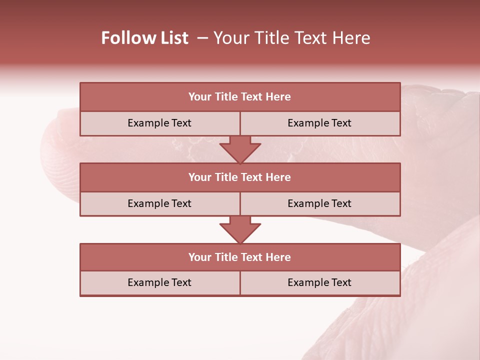 Closeup Of Eczema On Male Finger With Skin Peeling PowerPoint Template