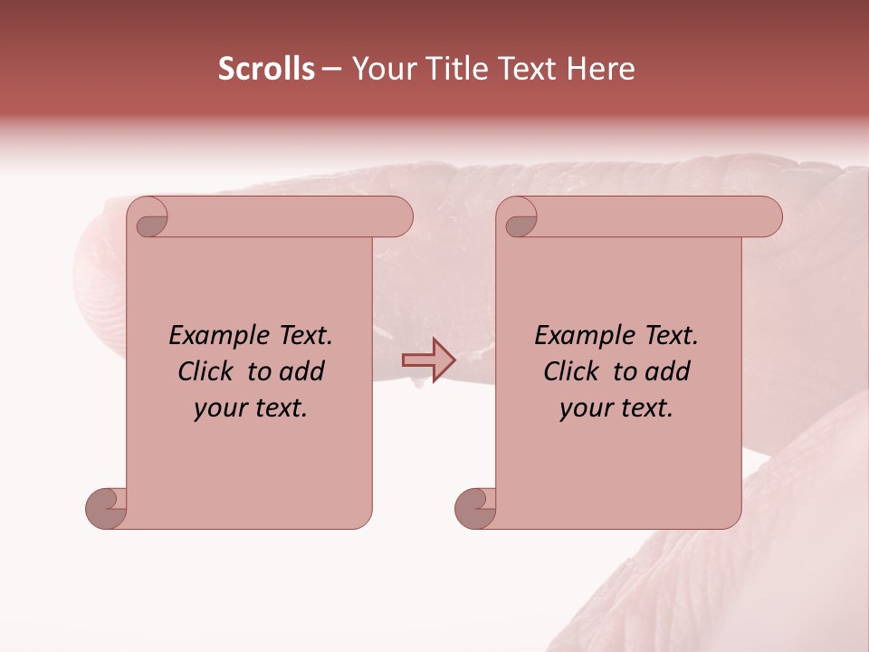 Closeup Of Eczema On Male Finger With Skin Peeling PowerPoint Template