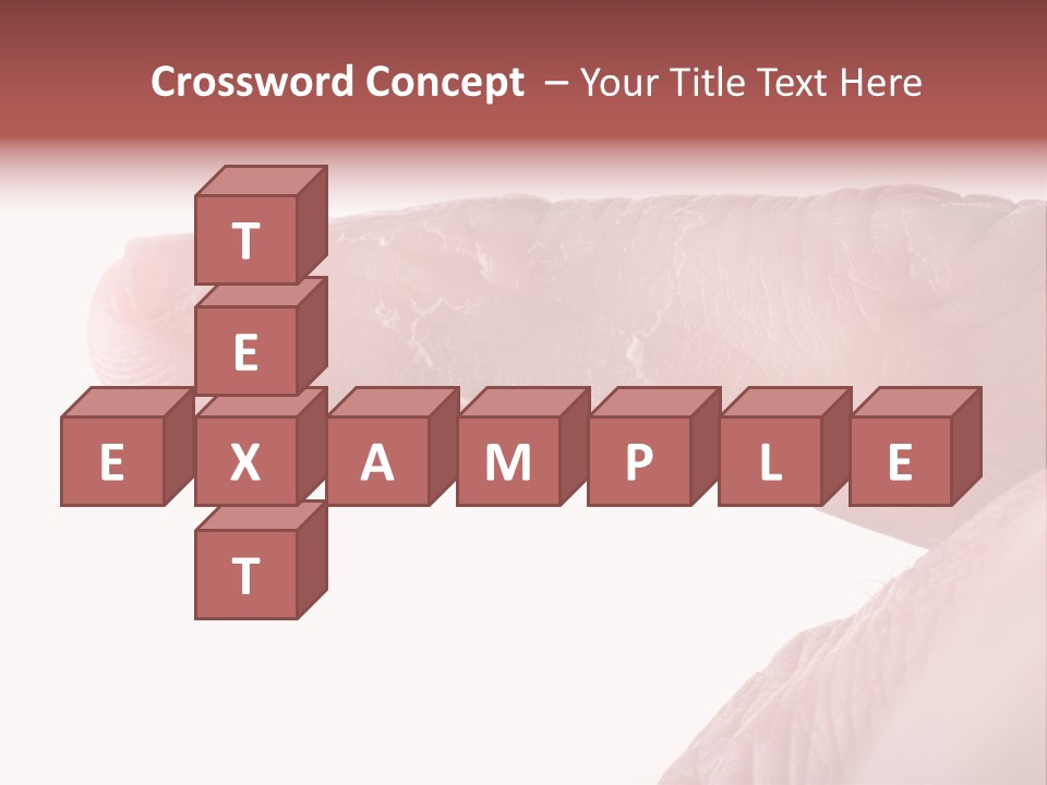 Closeup Of Eczema On Male Finger With Skin Peeling PowerPoint Template