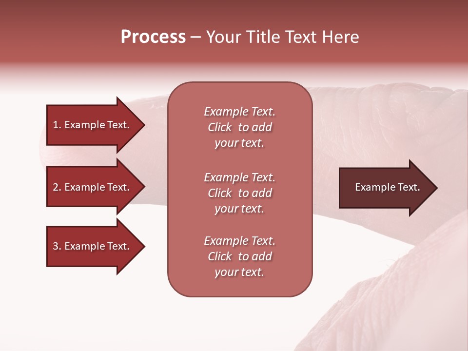 Closeup Of Eczema On Male Finger With Skin Peeling PowerPoint Template