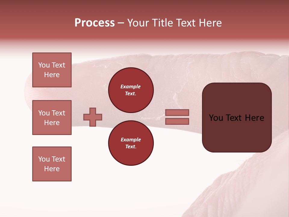 Closeup Of Eczema On Male Finger With Skin Peeling PowerPoint Template