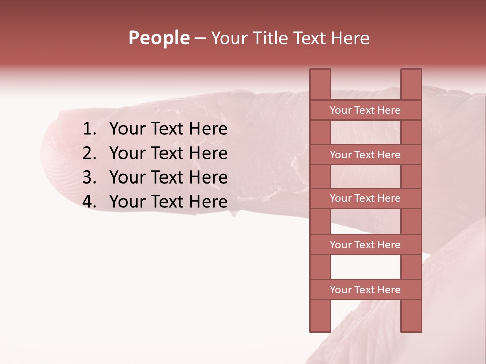 Closeup Of Eczema On Male Finger With Skin Peeling PowerPoint Template