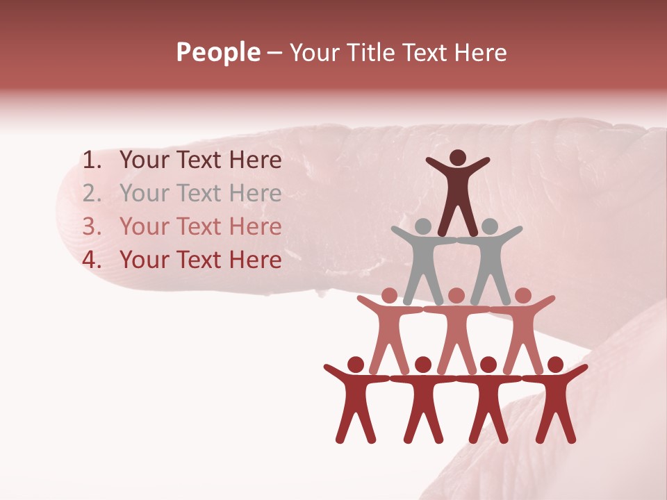 Closeup Of Eczema On Male Finger With Skin Peeling PowerPoint Template