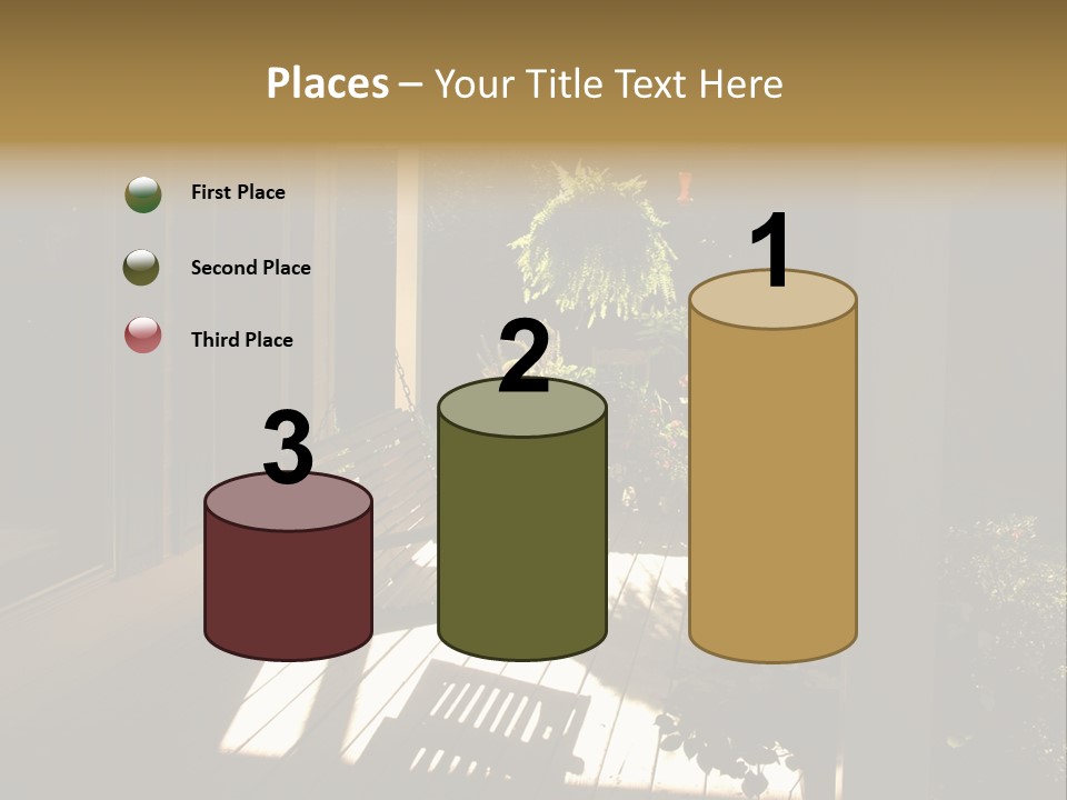 Front Porch Swing PowerPoint Template