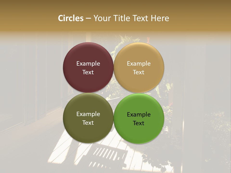 Front Porch Swing PowerPoint Template