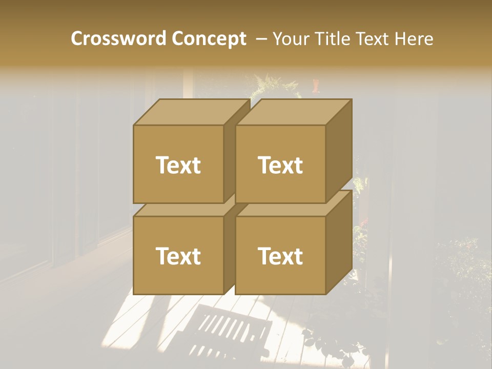 Front Porch Swing PowerPoint Template