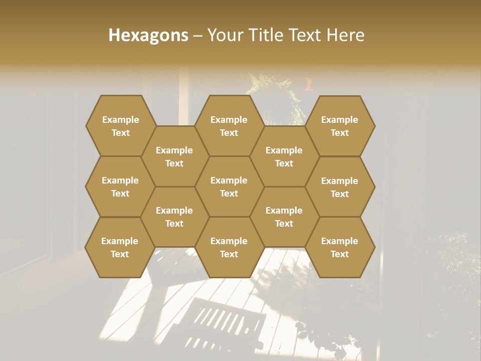 Front Porch Swing PowerPoint Template